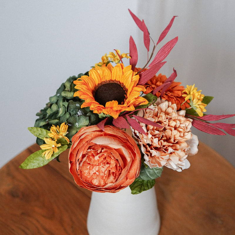 Bouquet fleurs en papier Latour