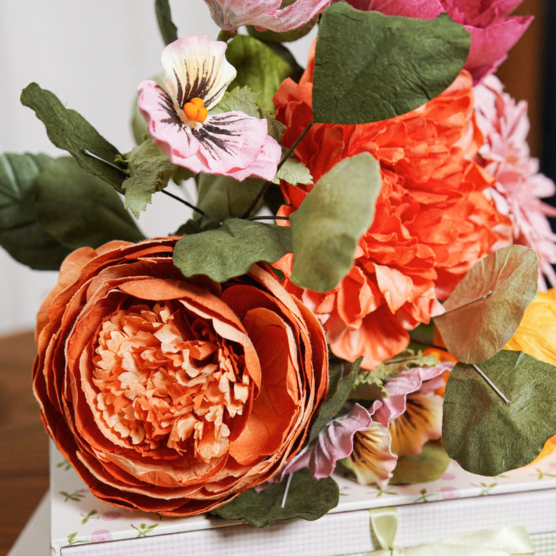 Bouquet fleurs en papier Manet