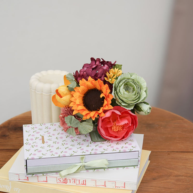 Bouquet fleurs en papier Turner