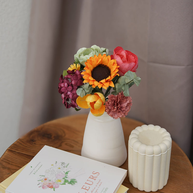 Bouquet fleurs en papier Turner