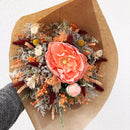 Bouquet mixte Apollinaire, composition florale de fleurs en papier et séchées - Flowrette