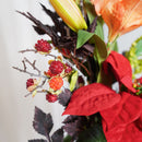 Bouquet de fleurs artificielles Gabrielle, composition florale romantique - Flowrette