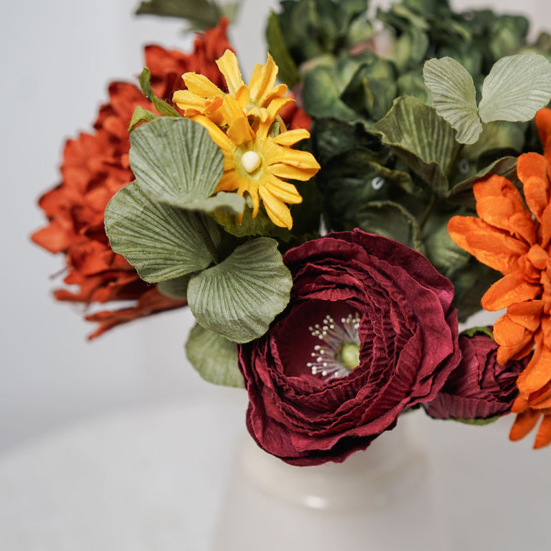 Bouquet fleurs en papier d'automne -Flowrette