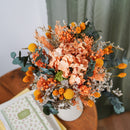 Bouquet mixte Prévert, composition de fleurs en papier et séchées - Flowrette