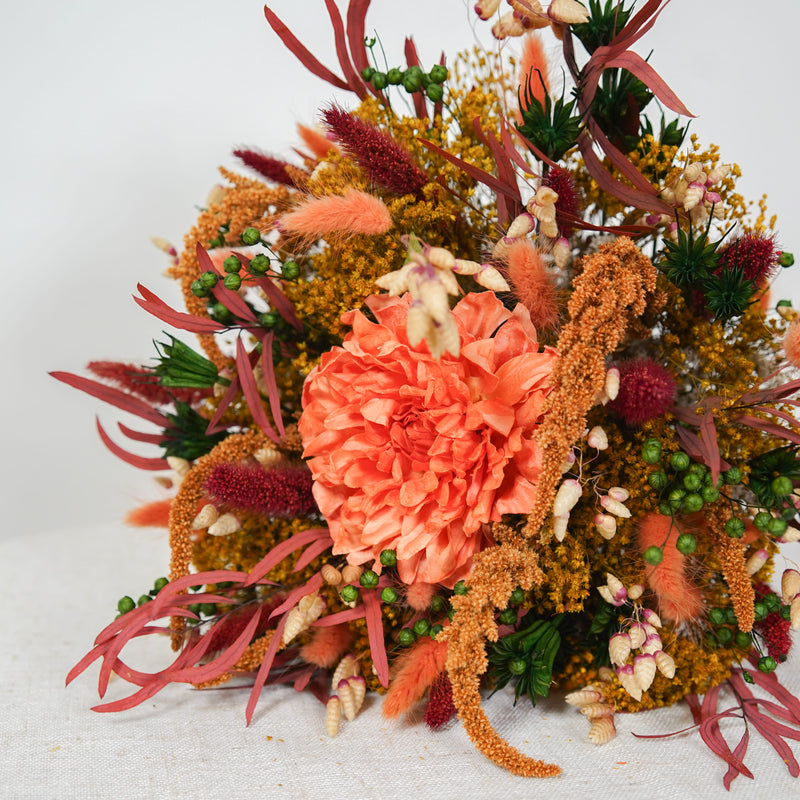 Bouquet mixte Verlaine - couleurs d'automne - Flowrette