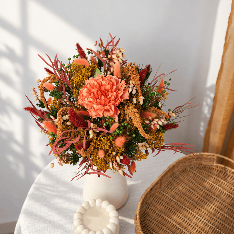 Bouquet mixte Verlaine - couleurs d'automne - Flowrette