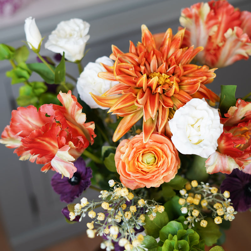 Bouquet de fleurs artificielles Honorine multicolore Flowrette en vase
