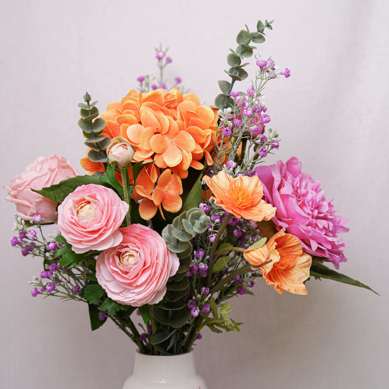 Bouquet de fleurs artificielles Adèle, vue détails - Flowrette