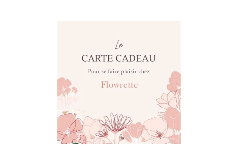 Flowrette gift card