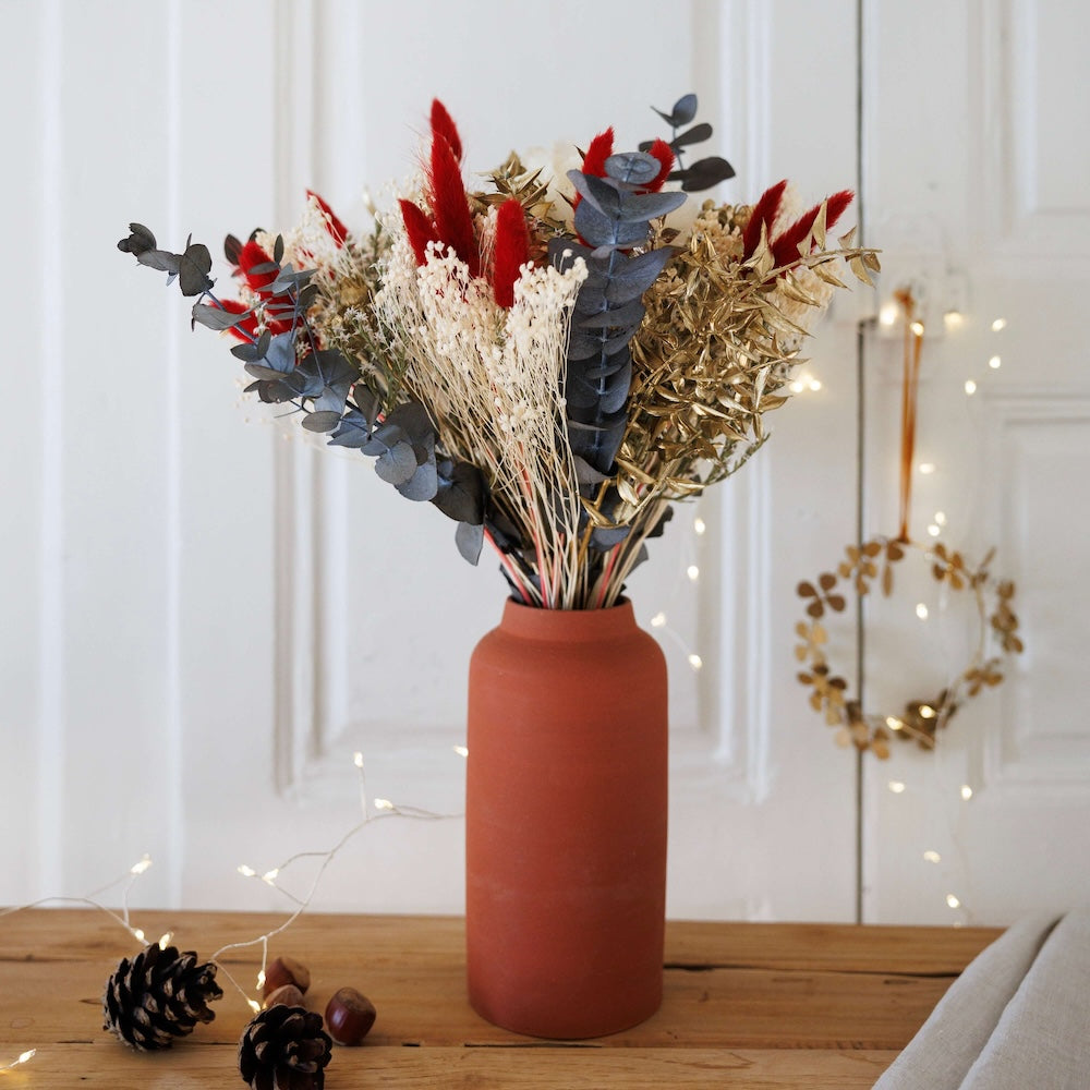 Bouquet de Noël vert vue de détail - Flowrette