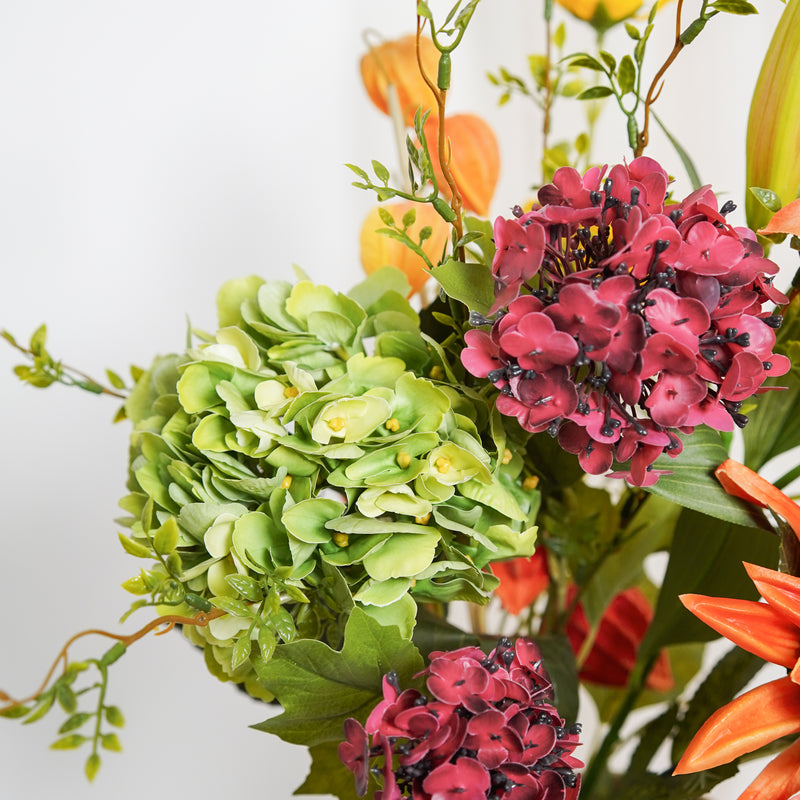 Bouquet de fleurs artificielles Eglantine