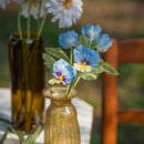 fleur-papier-flowrette-deco-pensee-bleue