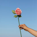 fleur-papier-flowrette-camelia-colore-rose