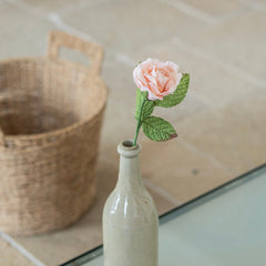 Fleur Rose Lady champagne en papier fait main - Flowrette