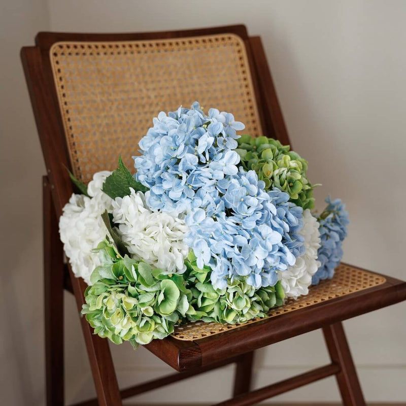 Flair Flower Bouquet Roses Et Hortensias Artificiels - Lot De 2 Blanc/Rose/Orange