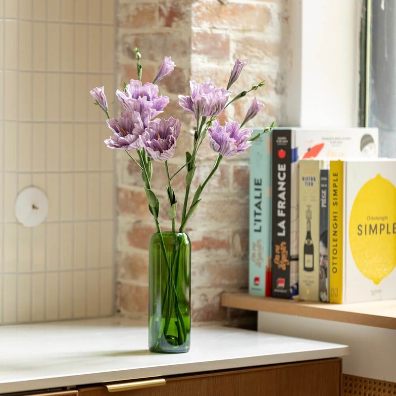 Lisianthus en papier mauve, vidéo présentation - Flowrette