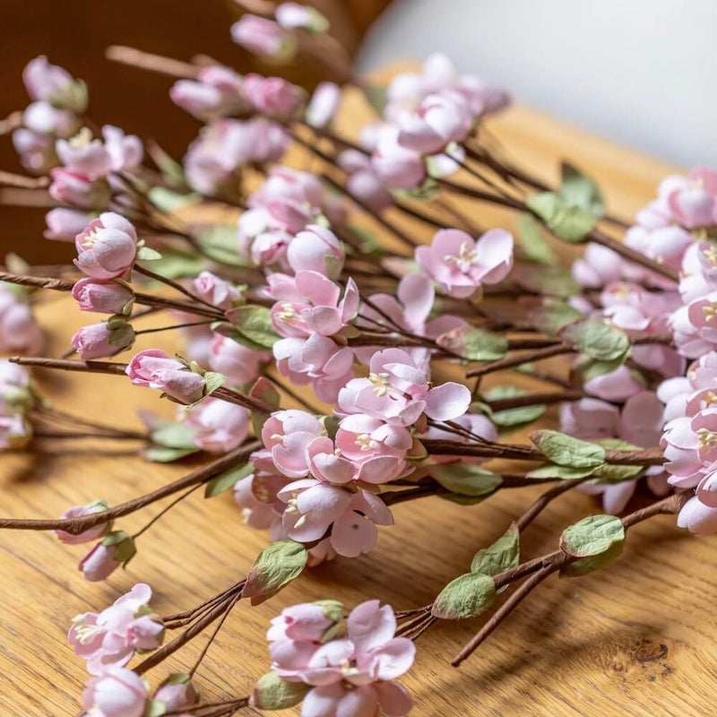 Fleurs de cerisier en papier rose, vidéo présentation - Flowrette