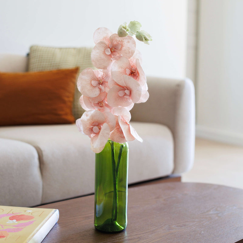 Orchidée papillon en papier rose, vue en situation - Flowrette