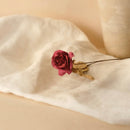 Petite rose séchées en papier rouge
