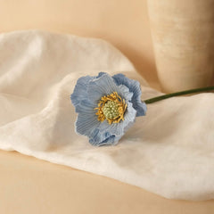 Poppy di carta azzurra
