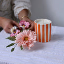 Coffret lueur florale orange, détail du contenu - Flowrette
