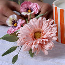 Coffret lueur florale orange, idée cadeau fleurs - Flowrette