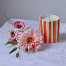Coffret cadeau orange avec fleurs en papier - Flowrette