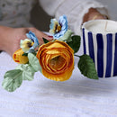 Coffret cadeau fleurs en papier bleu Flowrette - Flowrette