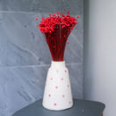 Botte de glixia rouge en composition florale dans un vase - Flowrette