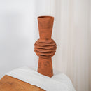 Grand vase Ondine en grès terracotta - Flowrette