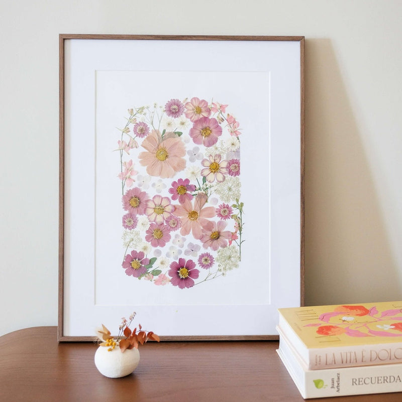 Herbier Valse des Fleurs A3, vidéo de présentation du cadre floral grand format - Flowrette