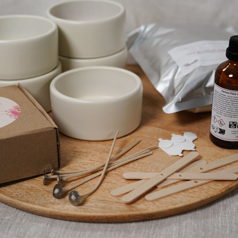 Kit DIY bougie – Grand kit (5 bougies)