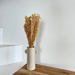 Botte de lin séché naturel, vue de face - Flowrette