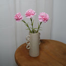 Œillet rose clair artificiel à la tige - Flowrette