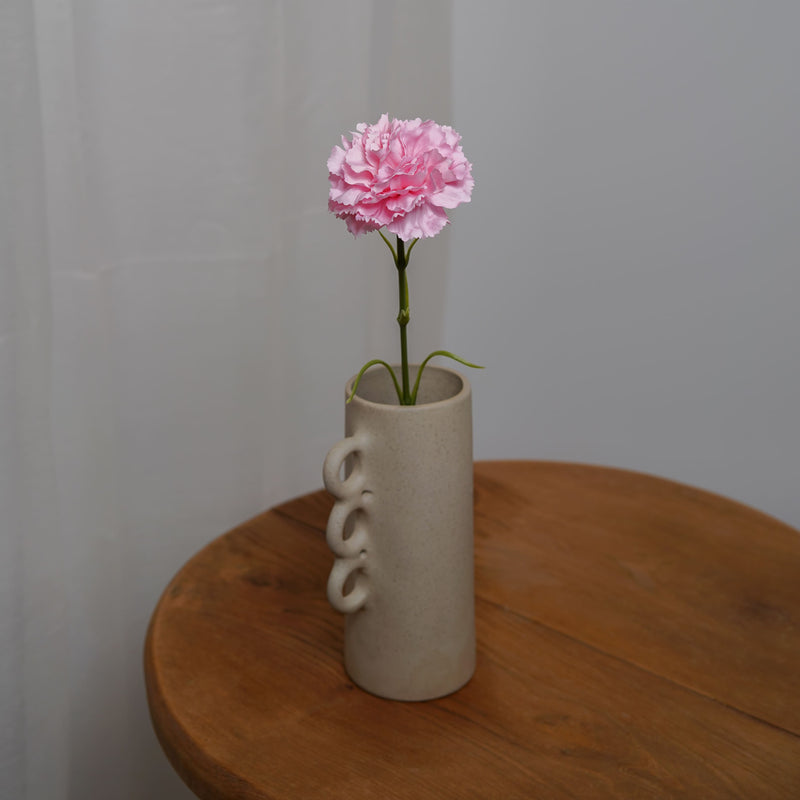 Œillet rose clair artificiel à la tige - Flowrette