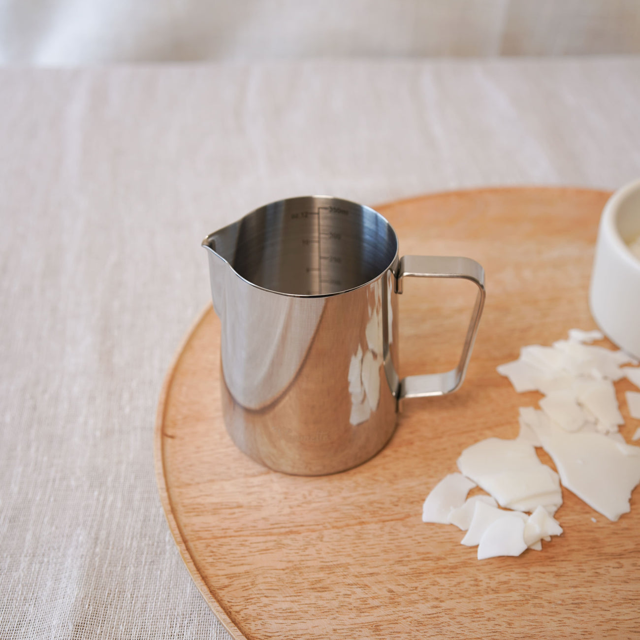 Pichet verseur en inox pour bougie DIY - Flowrette
