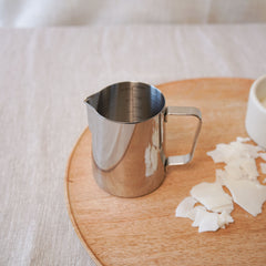 Stainless steel pouring pitcher for DIY candle
