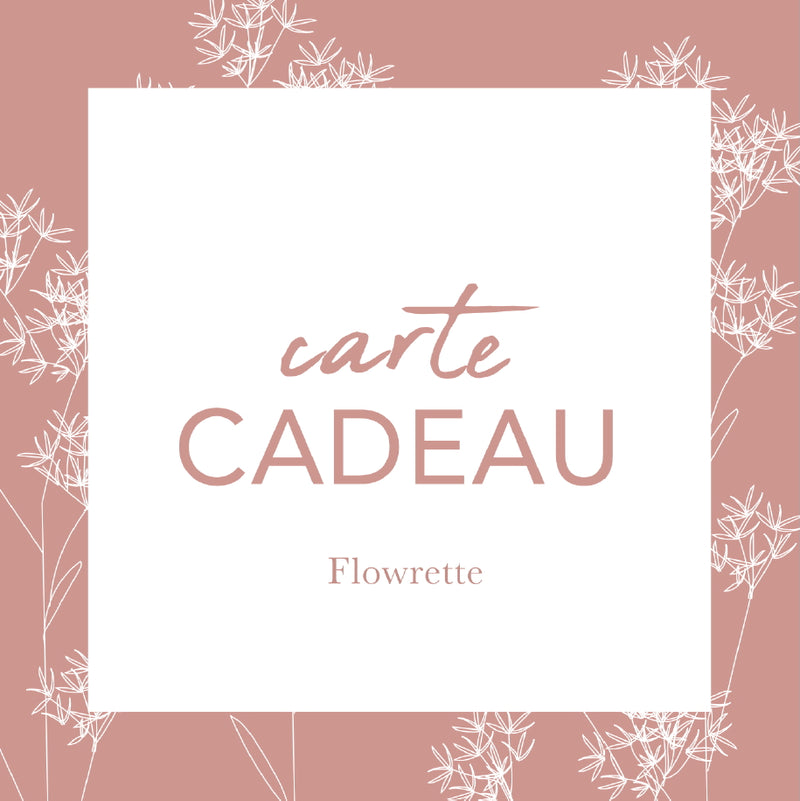 La carte cadeau Flowrette