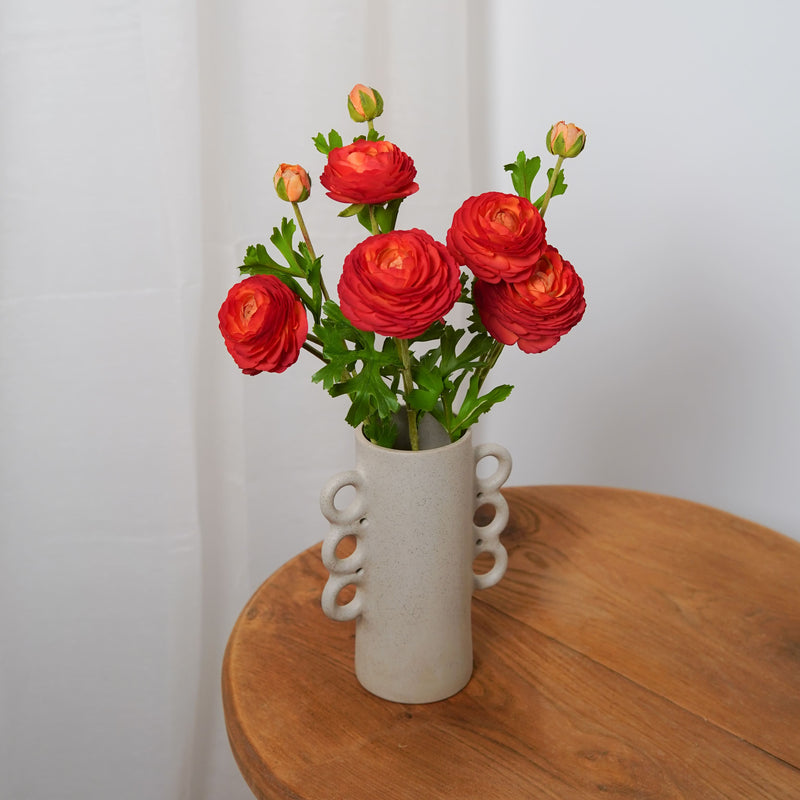 Renoncule rouge fleur artificielle -Flowrette