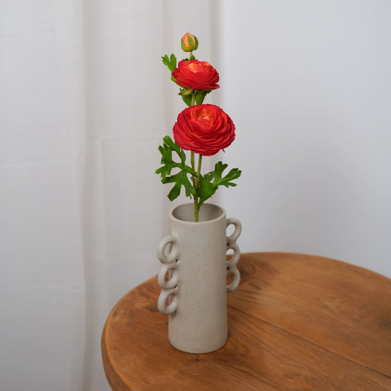 Renoncule rouge fleur artificielle -Flowrette