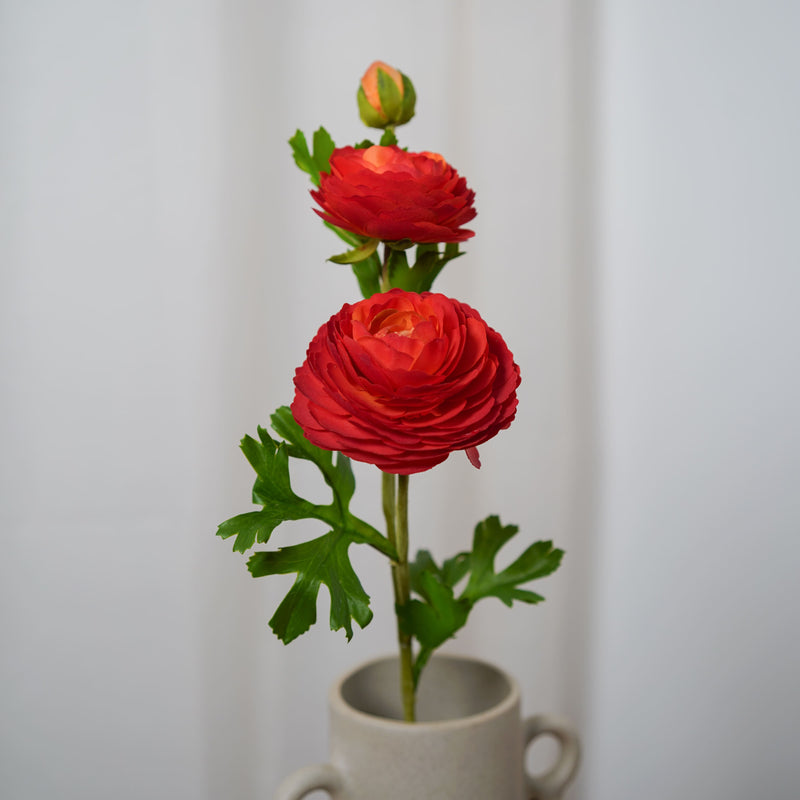 Renoncule rouge fleur artificielle -Flowrette
