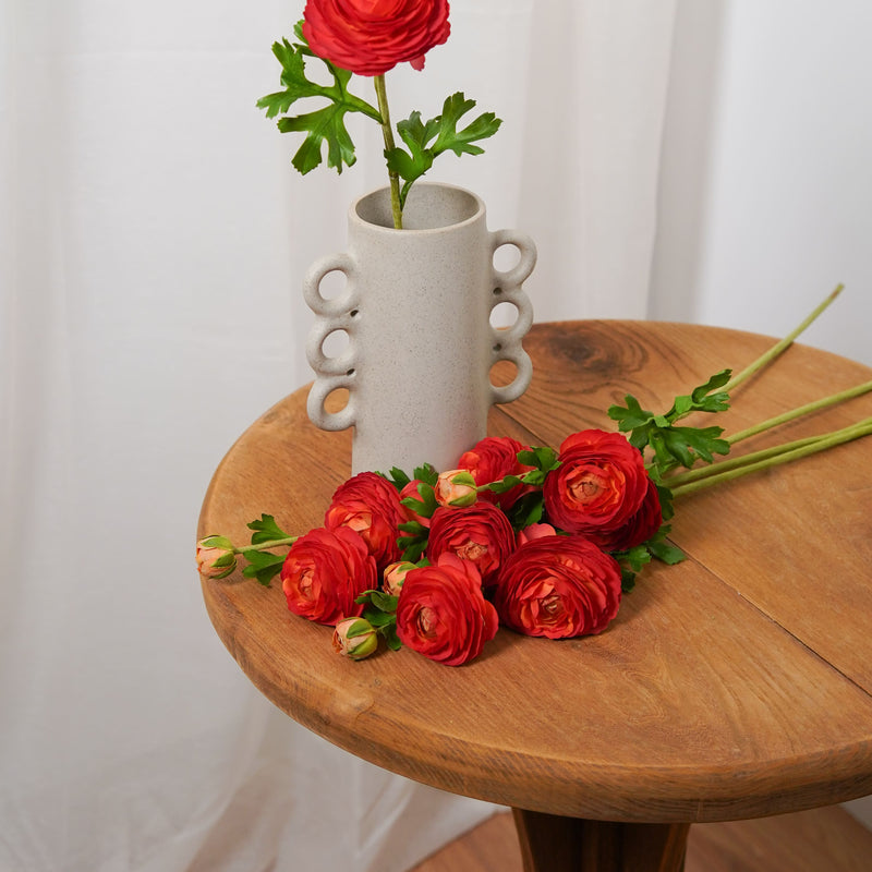 Renoncule rouge fleur artificielle -Flowrette