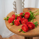 Renoncule rouge fleur artificielle -Flowrette