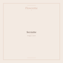 Serviette - Flowrette