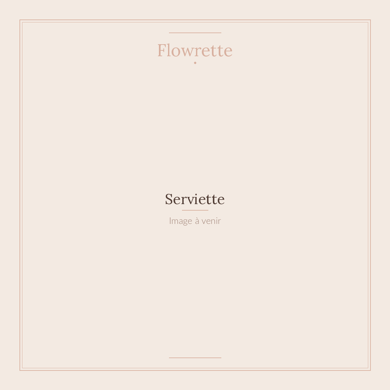 Serviette - Flowrette