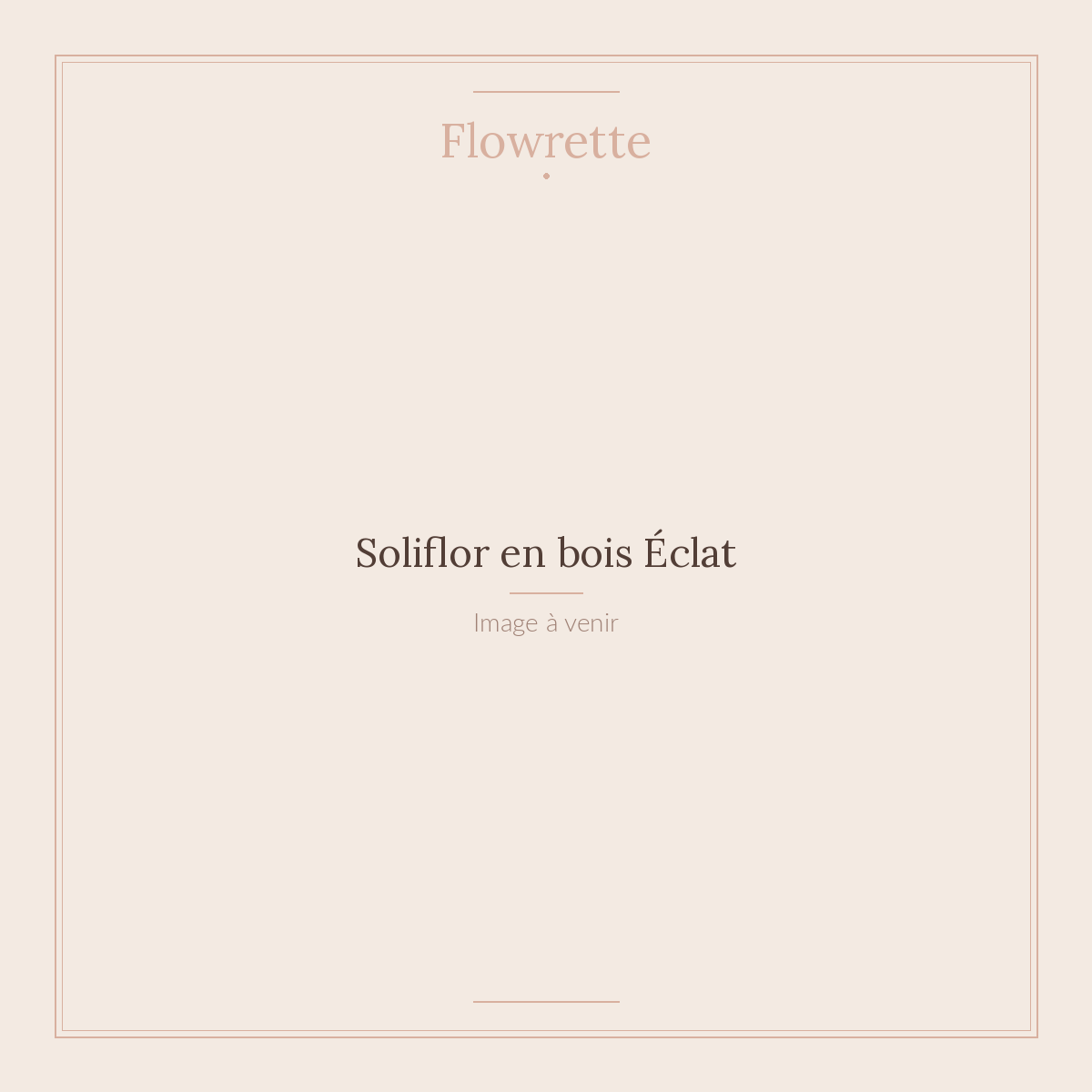 Soliflor en bois Éclat - Flowrette