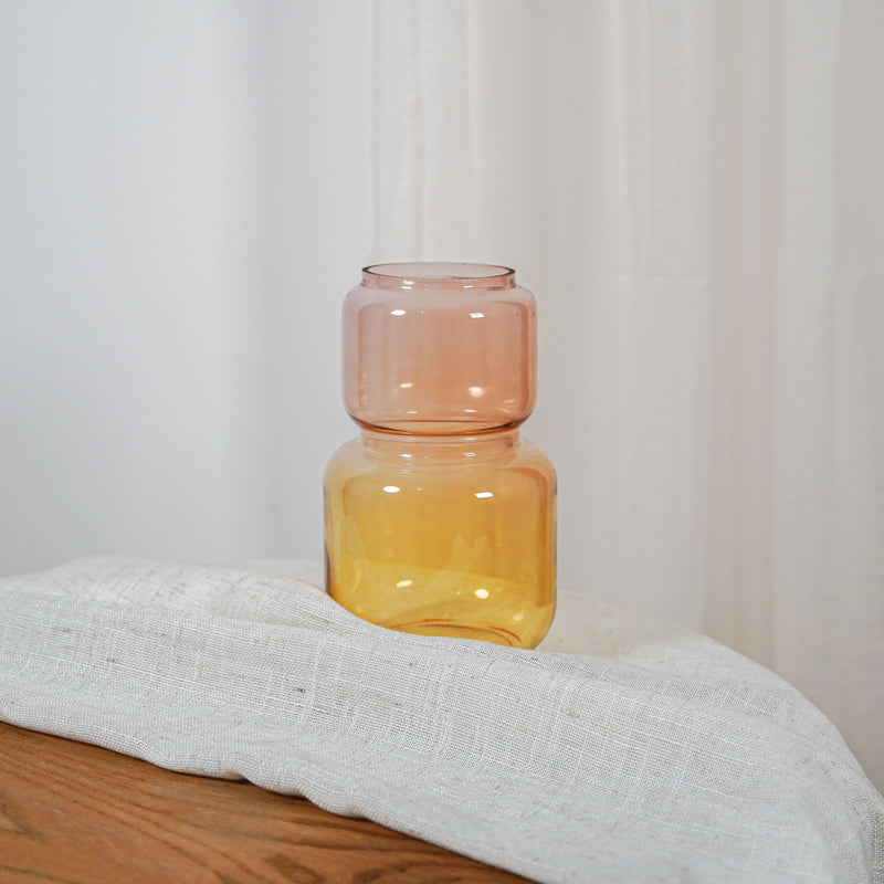 vase Pénélope : un vase en verre coloré