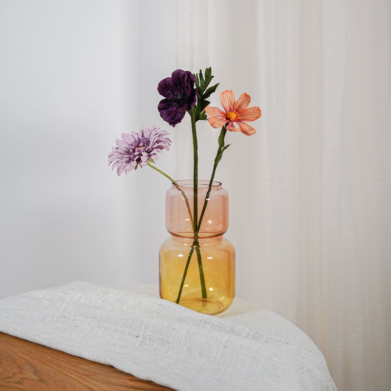 vase Pénélope : un vase en verre coloré