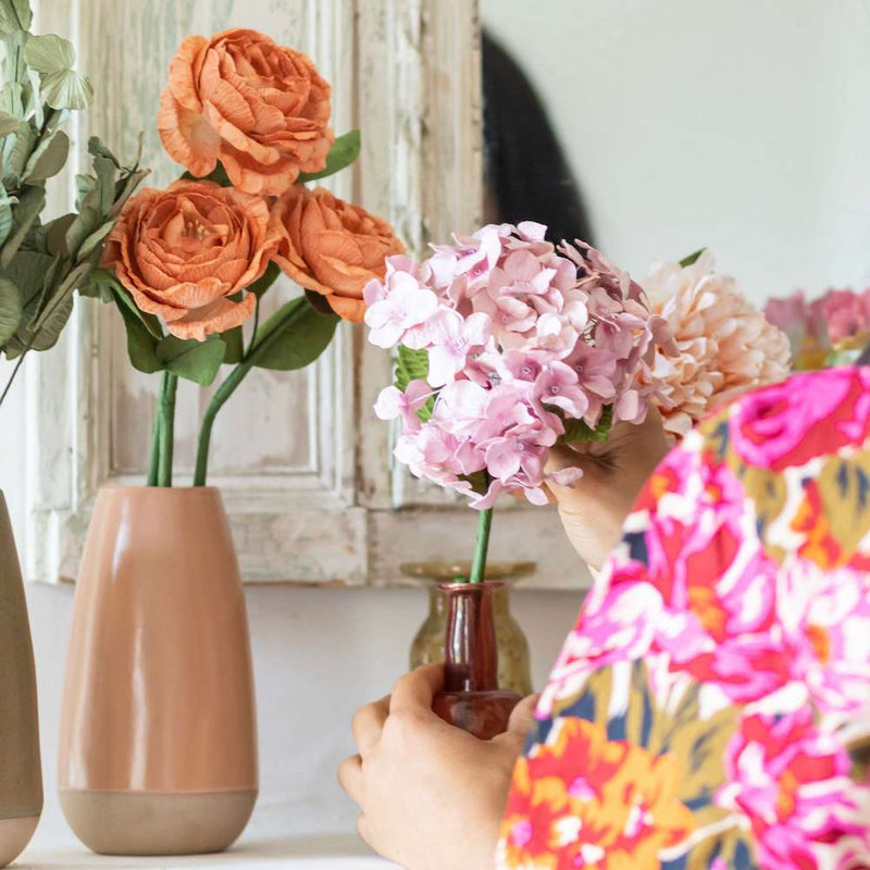 Vase en céramique céramique Corail | Flowrette
