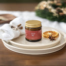 Set de 4 bougies de Noël, vue en situation sur table - Flowrette